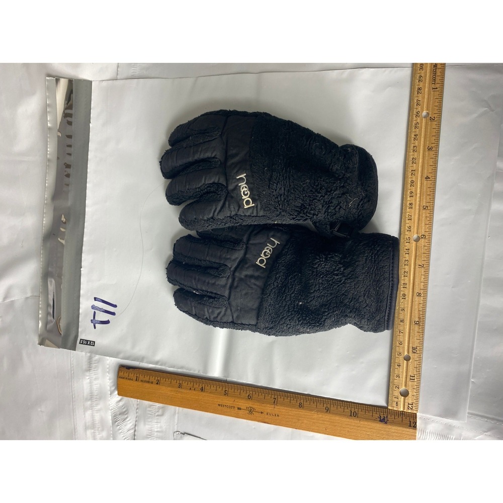 HEAD Black Insulated Fleece Lined Winter Gloves Unisex Adult